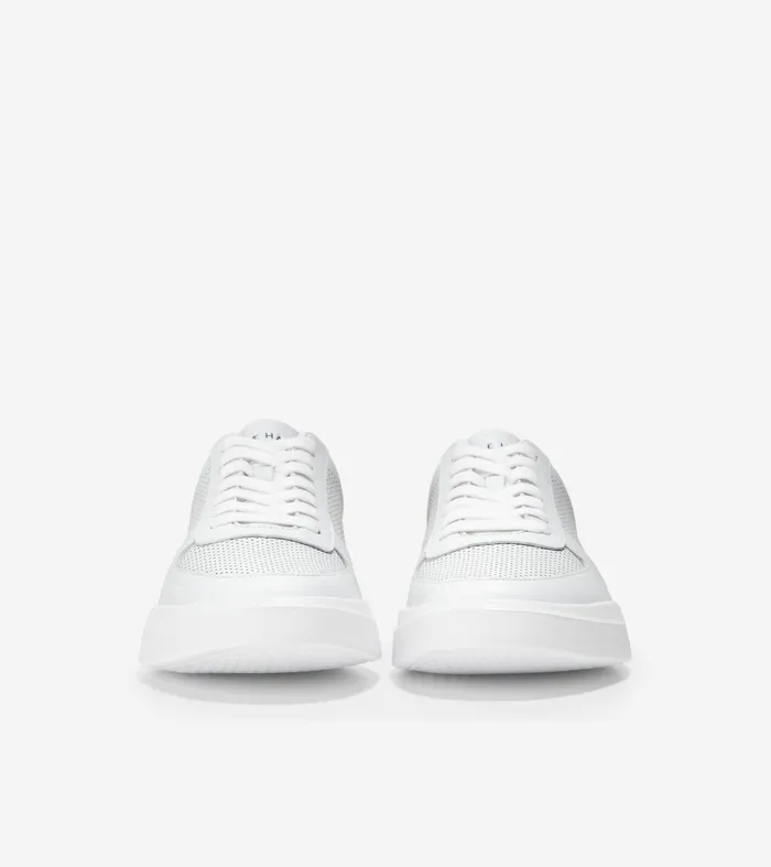 Men Grand Crosscourt Modern Tennis Sneakers Optic White Perforatedpeacock Cole Haan Sneakers