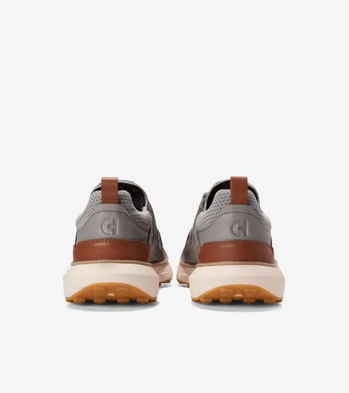 Men GrandMoslashtion II Stitchlitetrade Sneakers Gray Pinstripe Stitchliteandtradebritish Tanivory Cole Haan Sneakers