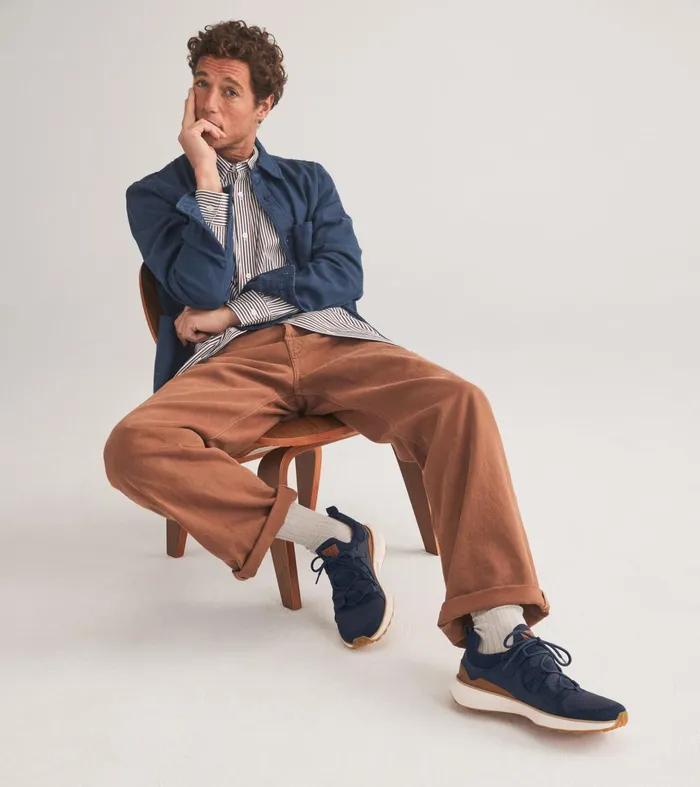 Men GrandMoslashtion II Stitchlitetrade Sneakers Navy Stitchliteandtradestormy Weatherbritish Tanivory Cole Haan Sneakers