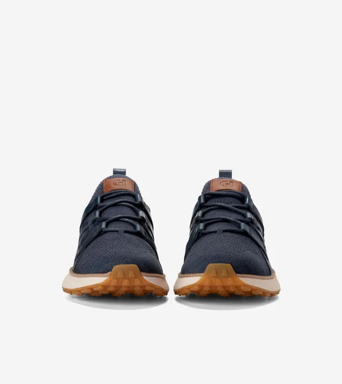 Men GrandMoslashtion II Stitchlitetrade Sneakers Navy Stitchliteandtradestormy Weatherbritish Tanivory Cole Haan Sneakers