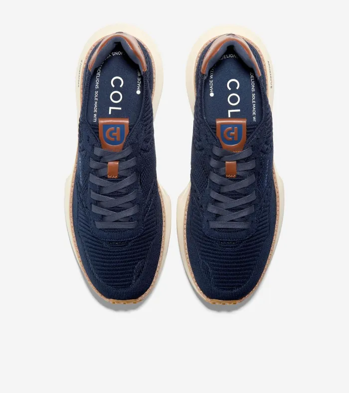 Men GrandProslash Ashland Stitchlitetrade Sneakers Navy Blazer Blue Stitchliteandtradebritish Tanivory Cole Haan Sneakers