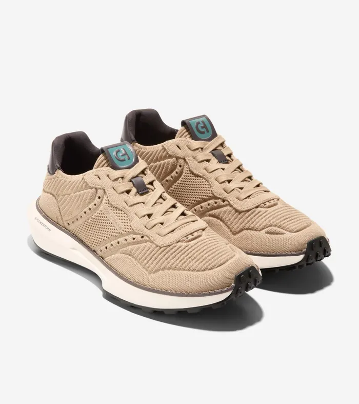 Men GrandProslash Ashland Stitchlitetrade Sneakers Sesame Stitchliteandtradedark Cholateivory Cole Haan Sneakers