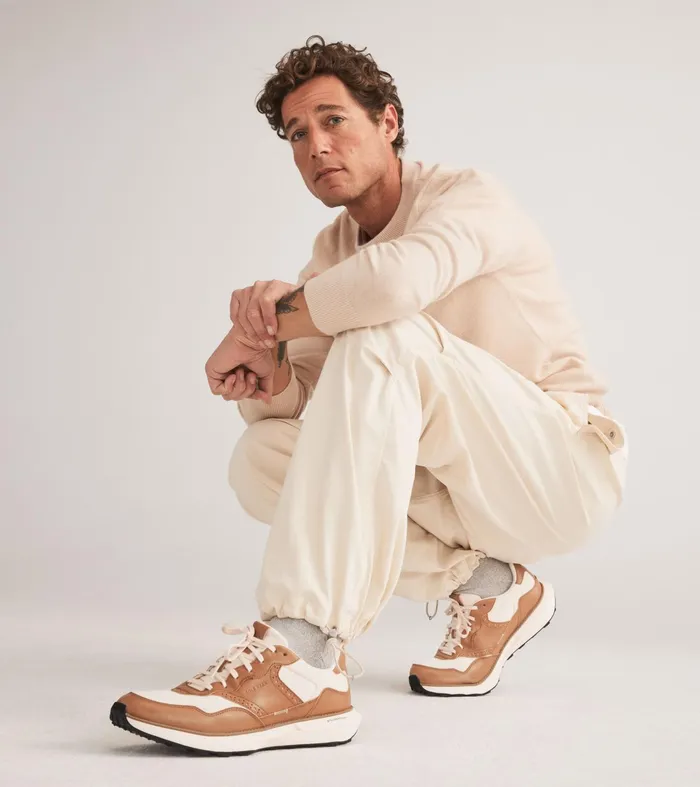 Men GrandProslash Ashland TXT Sneakers Pecan Brownnatural Hemp Canvasivory Cole Haan Sneakers