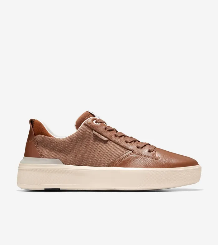Men GrandProslash Crew Sneakers British Tanivory Cole Haan Sneakers