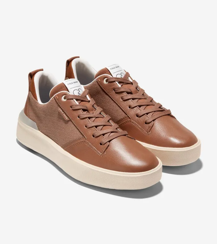 Men GrandProslash Crew Sneakers British Tanivory Cole Haan Sneakers