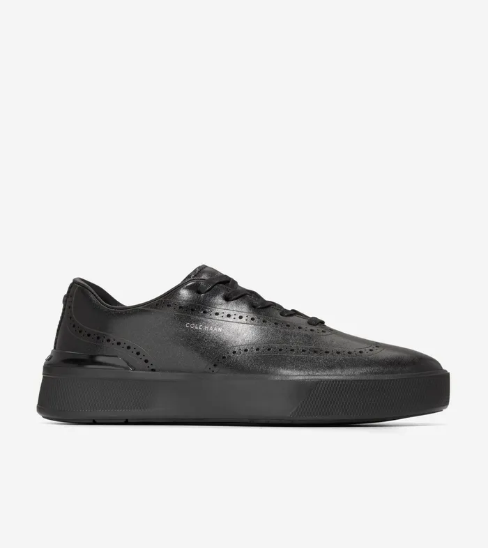 Men GrandProslash Crew Wingtip Sneakers Black Cole Haan Sneakers