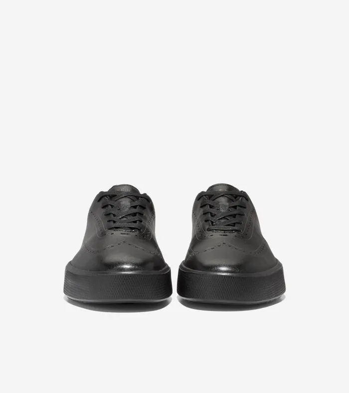 Men GrandProslash Crew Wingtip Sneakers Black Cole Haan Sneakers