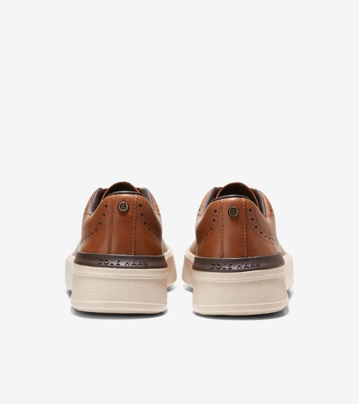 Men GrandProslash Crew Wingtip Sneakers British Tanbirch Cole Haan Sneakers