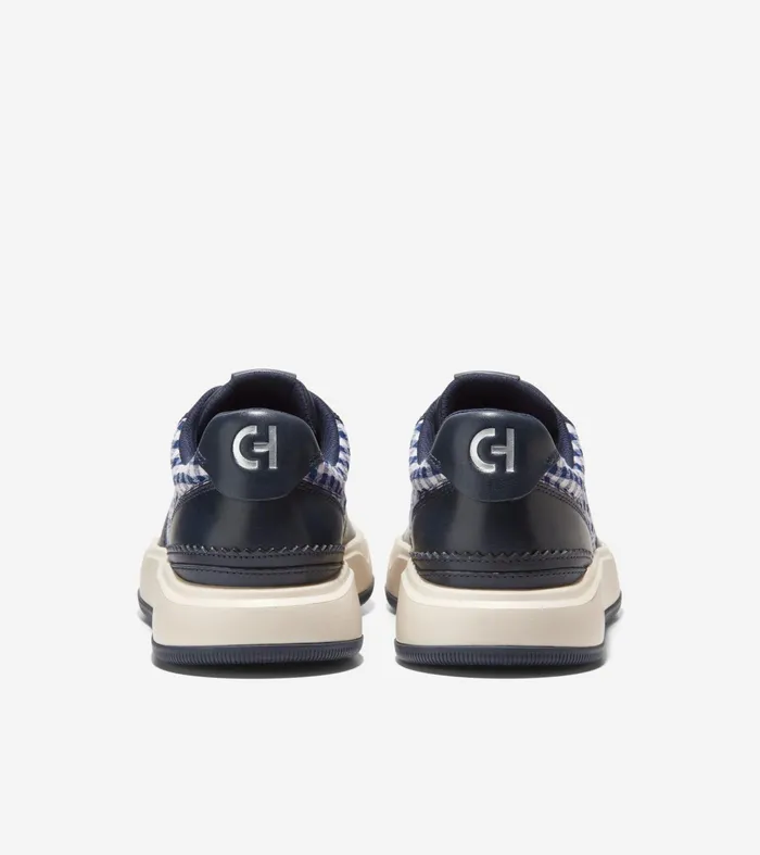 Men GrandProslash Crossover Sneakers Navy Blazerginghamivory Cole Haan Sneakers