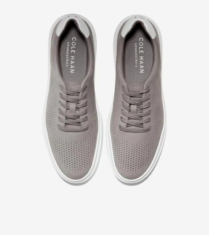 Men GrandProslash Rally Laser Cut Sneakers Ironstoneoptic White Cole Haan Sneakers