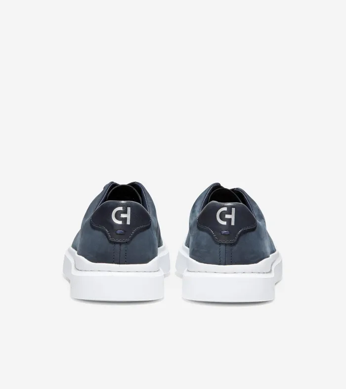 Men GrandProslash Rally Laser Cut Sneakers Navy Nubuck Cole Haan Sneakers