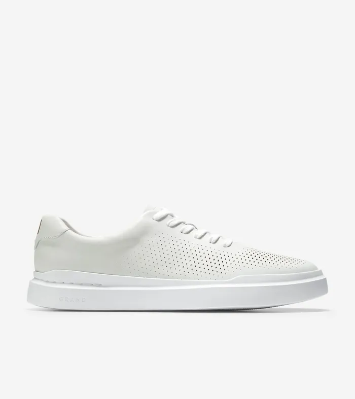 Men GrandProslash Rally Laser Cut Sneakers White Cole Haan Sneakers