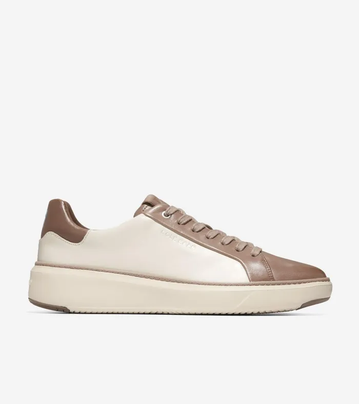 Men GrandProslash Topspin Sneakers Ivoryirish Coffeebirch Cole Haan Sneakers