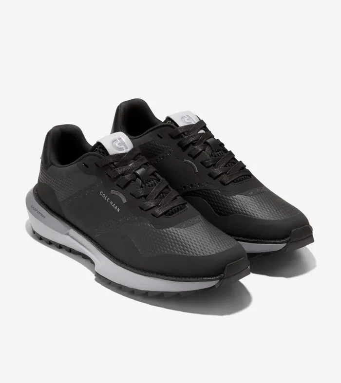 Men GrandProslash WaterResistant Ashland Golf Sneakers Blackquiet Shadegray Cole Haan Sneakers