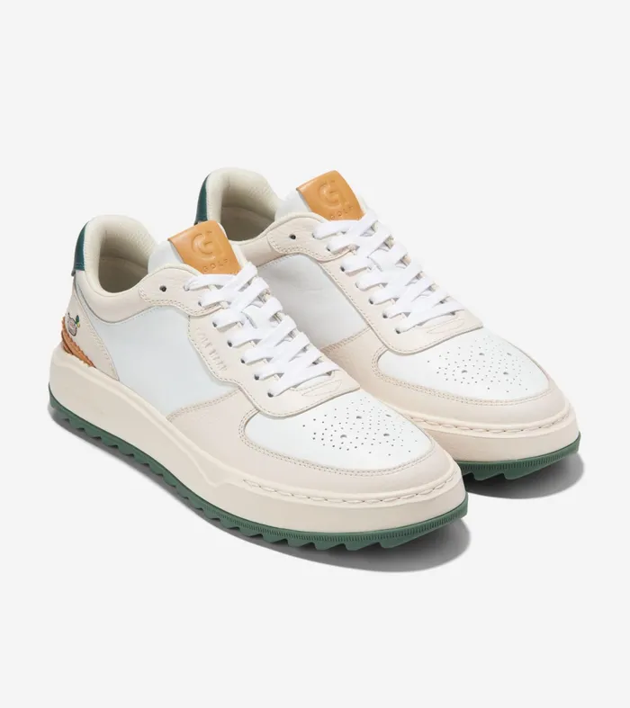 Men GrandProslash Waterproof Crossover Golf Shoes Whitecap Grayoptic Whiteivorymyrtle Cole Haan Golf Shoes
