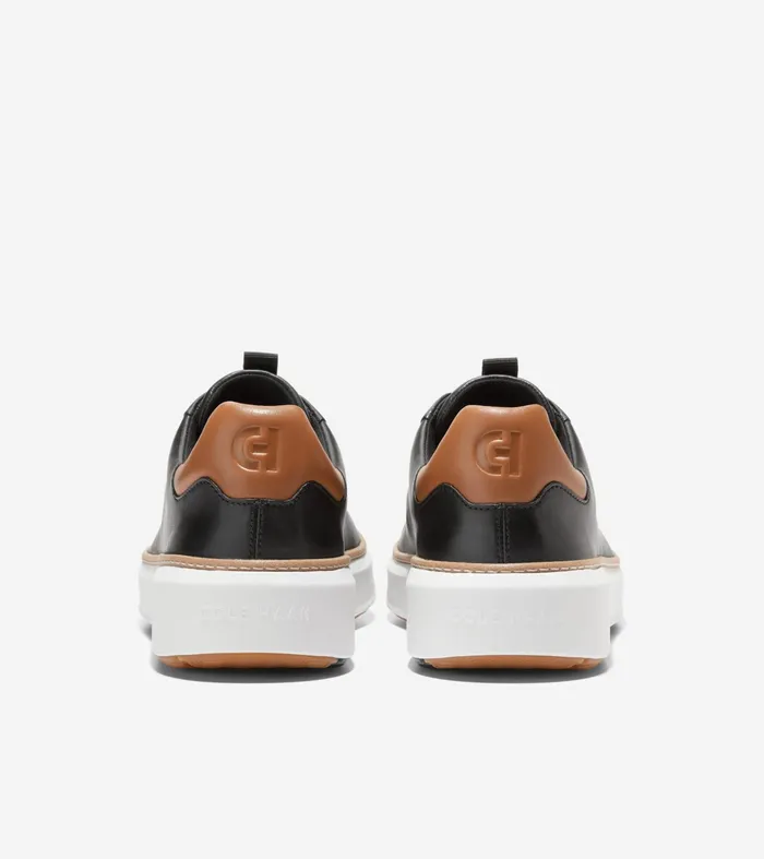 Men GrandProslash Waterproof Topspin Golf Shoes Blackpecan Brownoptic White Cole Haan Sneakers