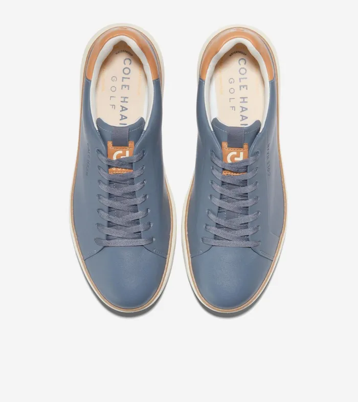 Men GrandProslash Waterproof Topspin Golf Shoes Folkstone Graynatural Tanivory Cole Haan Sneakers