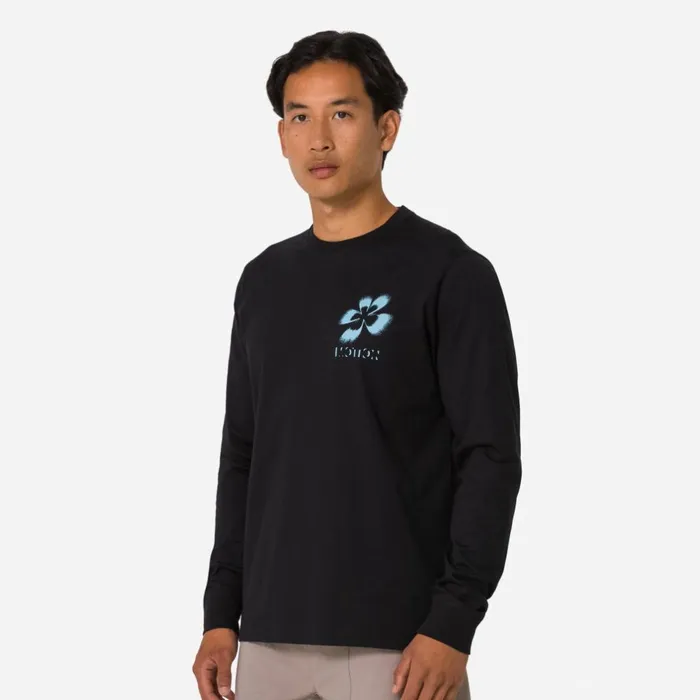 Men Graphic Long Sleeve Cotton TShirt Multicolour Rapha Archive