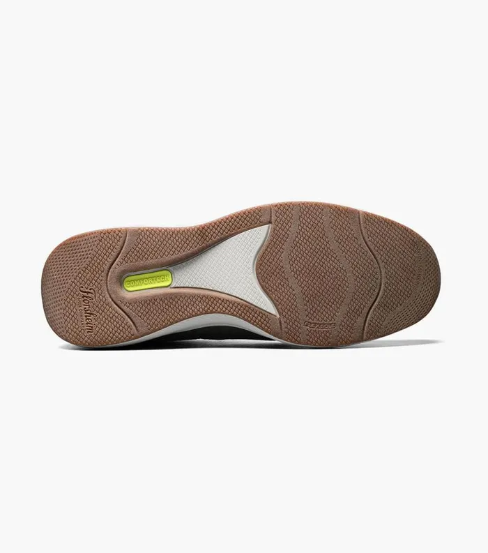 Men Great Lakes Canvas Moc Toe Slip On Gray Florsheim Casual Shoes