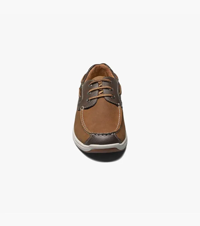 Men Great Lakes Moc Toe Oxford Stone Florsheim Casual Shoes
