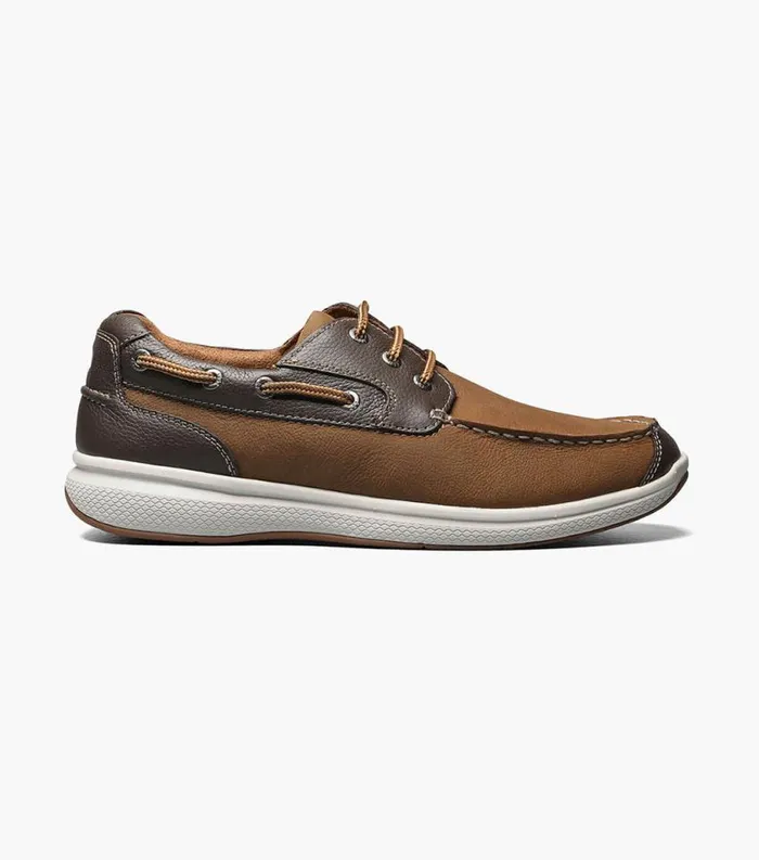 Men Great Lakes Moc Toe Oxford Stone Florsheim Casual Shoes