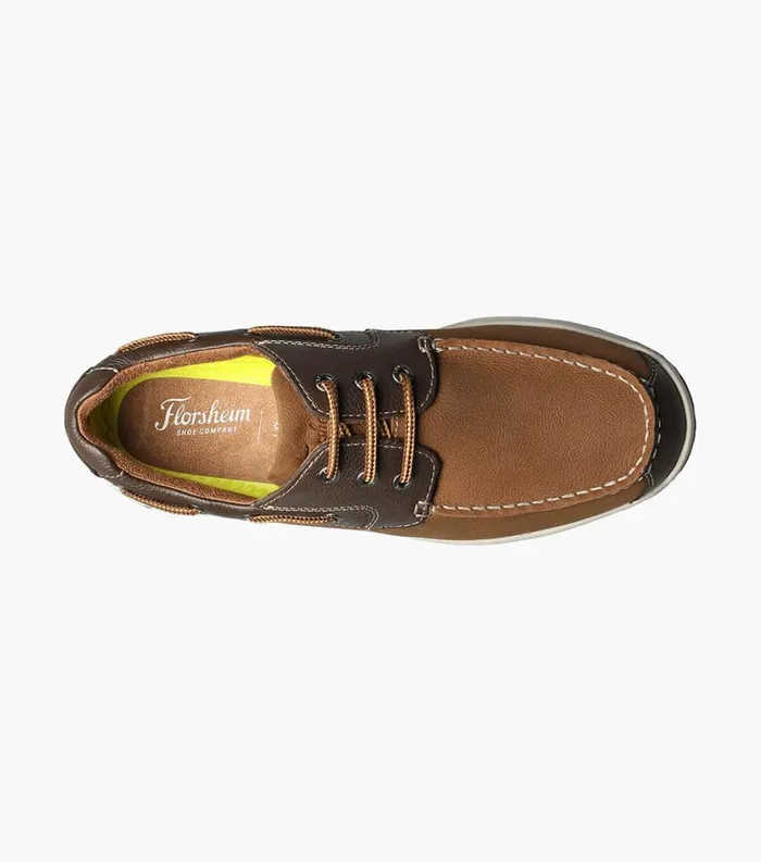 Men Great Lakes Moc Toe Oxford Stone Florsheim Casual Shoes