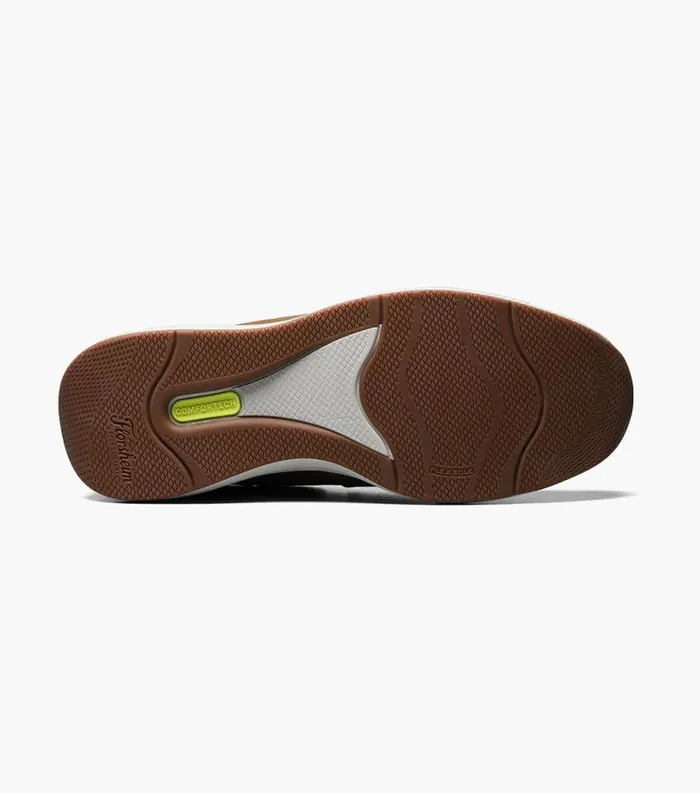 Men Great Lakes Moc Toe Oxford Stone Florsheim Casual Shoes