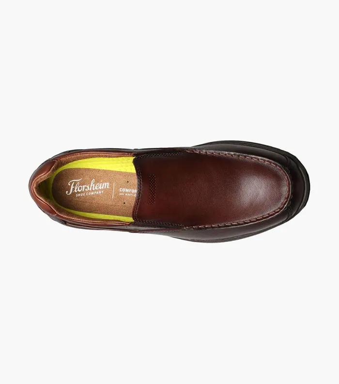 Men Great Lakes Moc Toe Slip On Brown Florsheim Casual Shoes