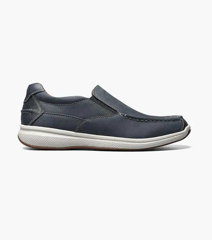 Men Great Lakes Moc Toe Slip On Indigo Florsheim Casual Shoes