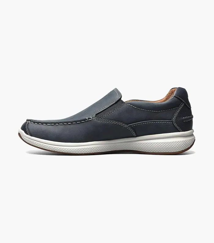Men Great Lakes Moc Toe Slip On Indigo Florsheim Casual Shoes