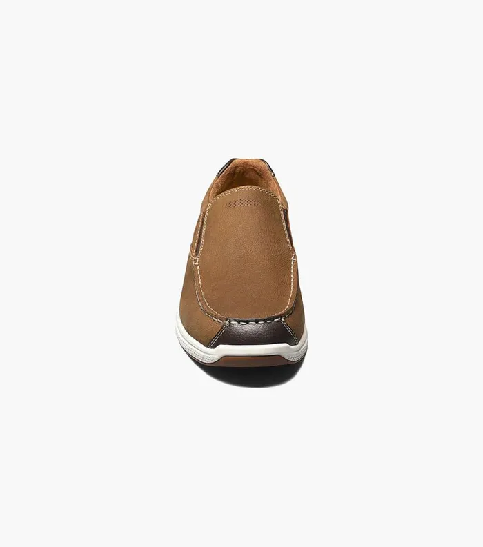 Men Great Lakes Moc Toe Slip On Stone Florsheim Casual Shoes