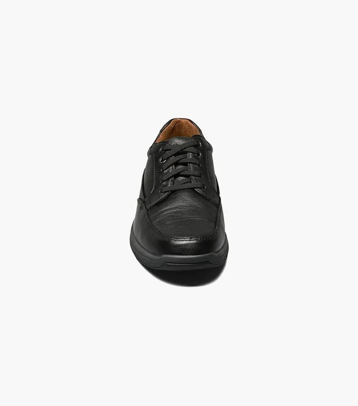 Men Great Lakes Moc Toe Walk Black Tumbled Florsheim Casual Shoes
