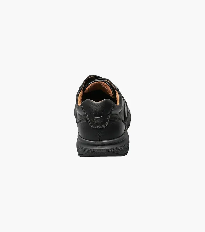 Men Great Lakes Moc Toe Walk Black Tumbled Florsheim Casual Shoes