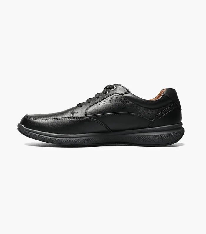 Men Great Lakes Moc Toe Walk Black Tumbled Florsheim Casual Shoes