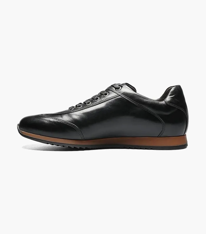 Men Greenwich Wingtip Lace Up Sneaker Black Florsheim Dress Shoes