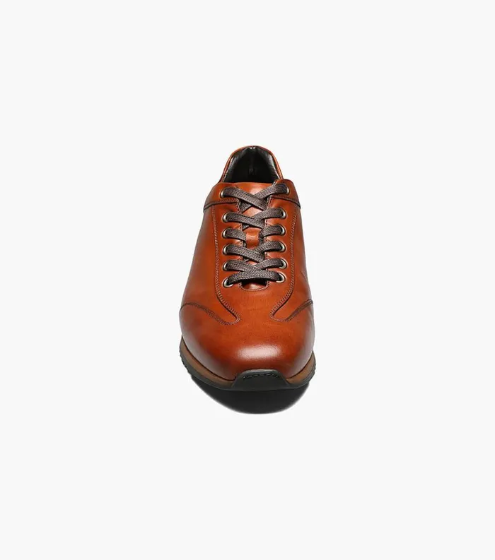 Men Greenwich Wingtip Lace Up Sneaker Cognac Florsheim Dress Shoes