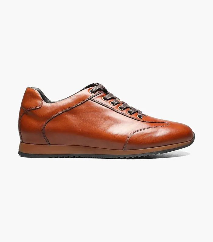 Men Greenwich Wingtip Lace Up Sneaker Cognac Florsheim Dress Shoes