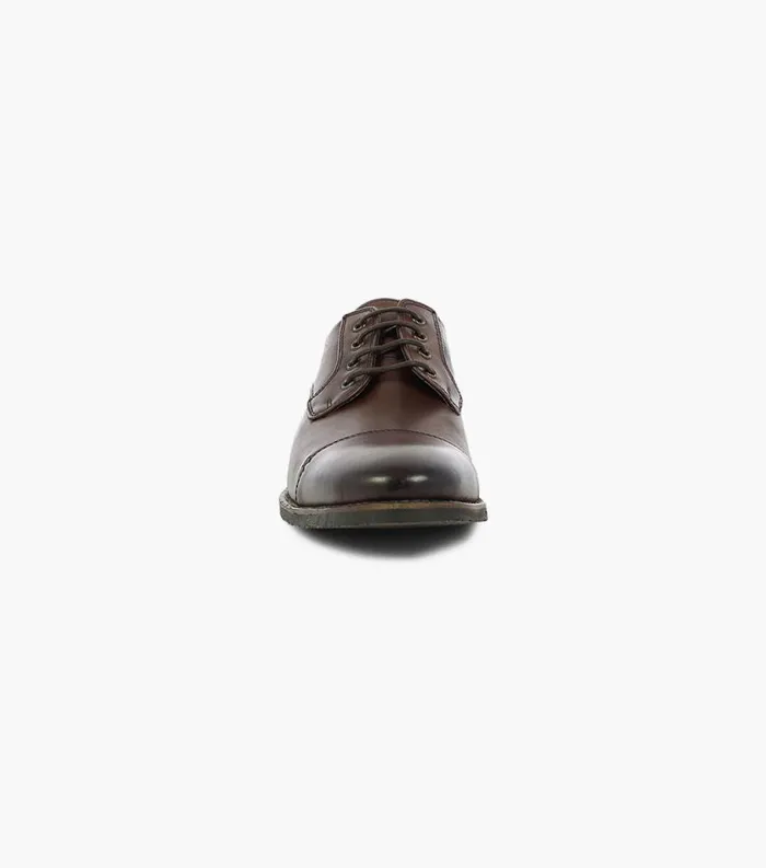 Men Hanlan Cap Toe Oxford Brown Florsheim Dress Shoes
