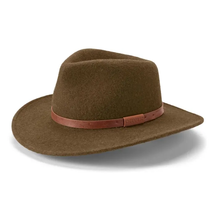 Men HeatheredFelt Hat Forest Orvis Hats