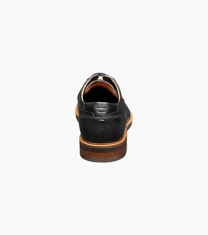 Men Highland II Plain Toe Oxford Black Florsheim Casual Shoes