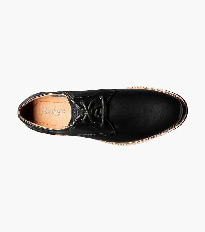 Men Highland II Plain Toe Oxford Black Florsheim Casual Shoes