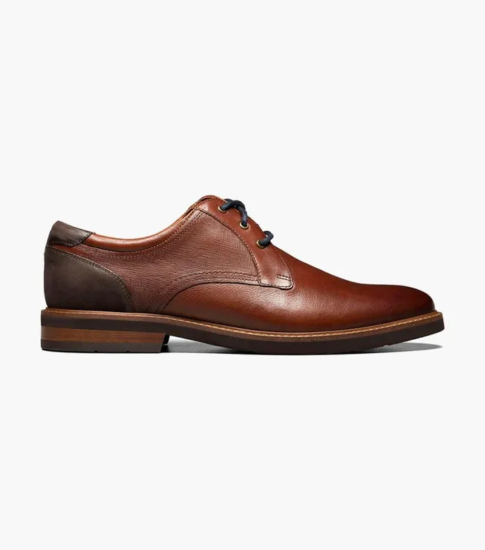 Men Highland II Plain Toe Oxford Cognac Florsheim Casual Shoes