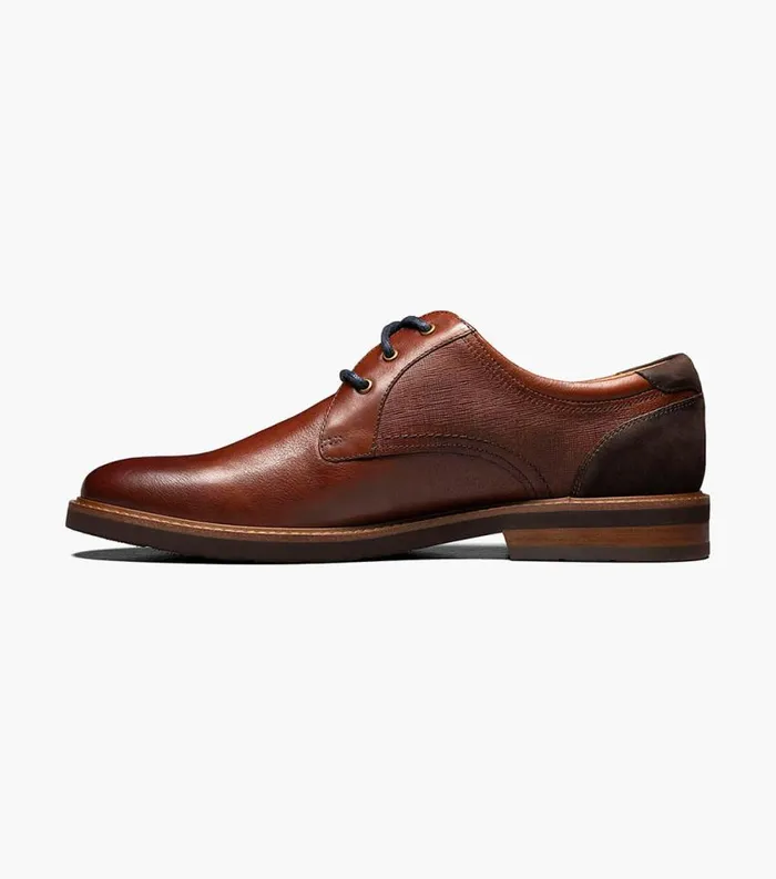 Men Highland II Plain Toe Oxford Cognac Florsheim Casual Shoes