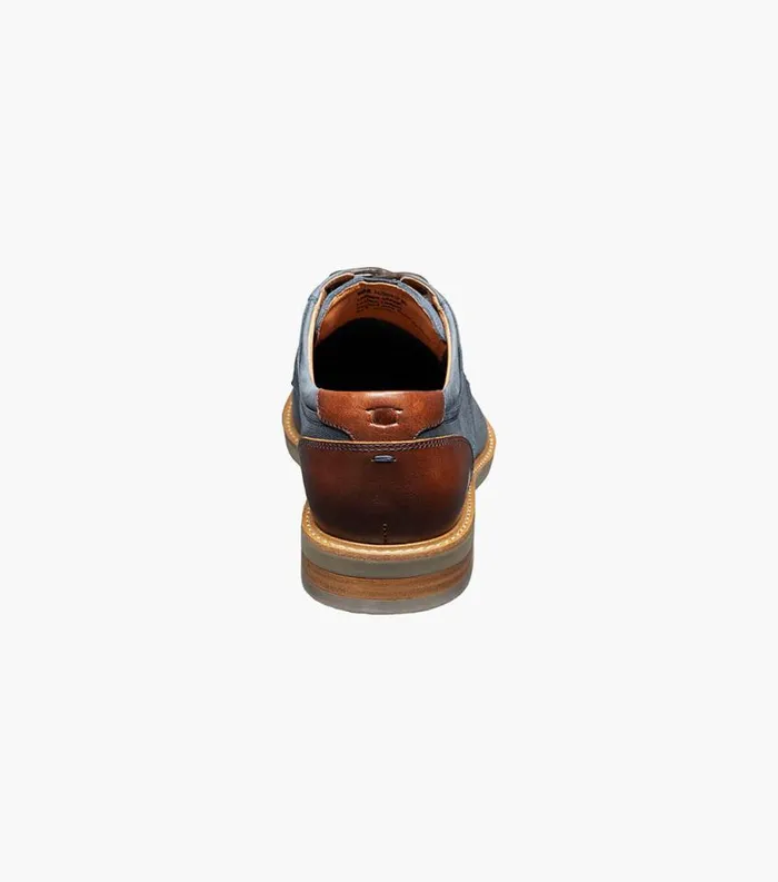 Men Highland II Plain Toe Oxford Navy Florsheim Casual Shoes