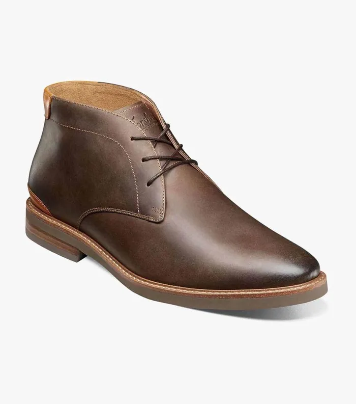 Men Highland Plain Toe Chukka Boot Brown Ch Florsheim Casual Shoes