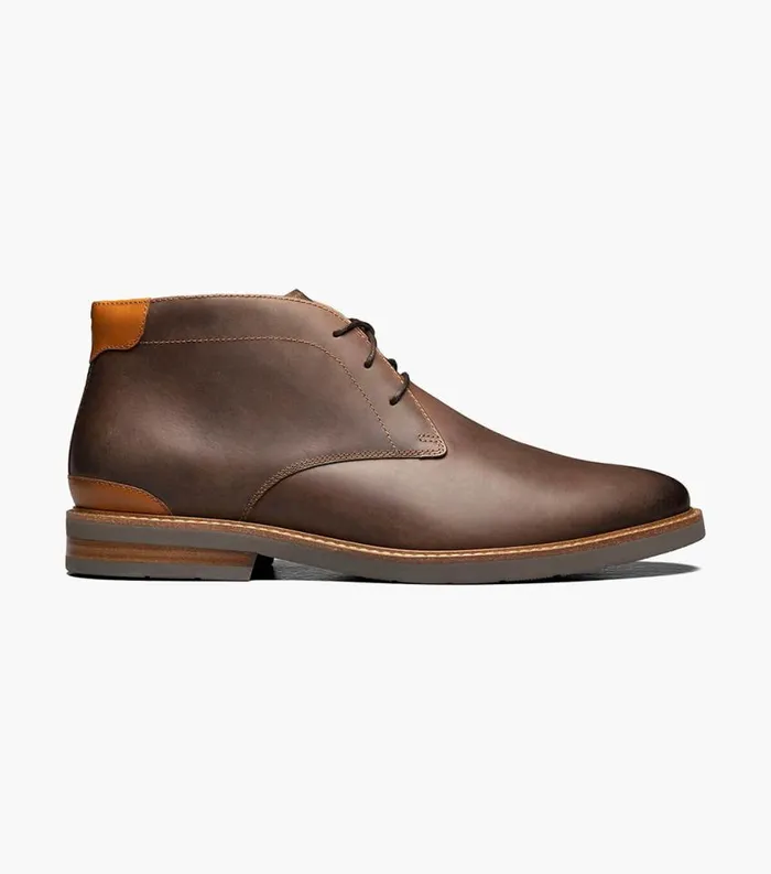 Men Highland Plain Toe Chukka Boot Brown Ch Florsheim Casual Shoes