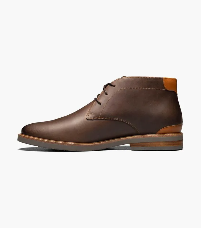 Men Highland Plain Toe Chukka Boot Brown Ch Florsheim Casual Shoes