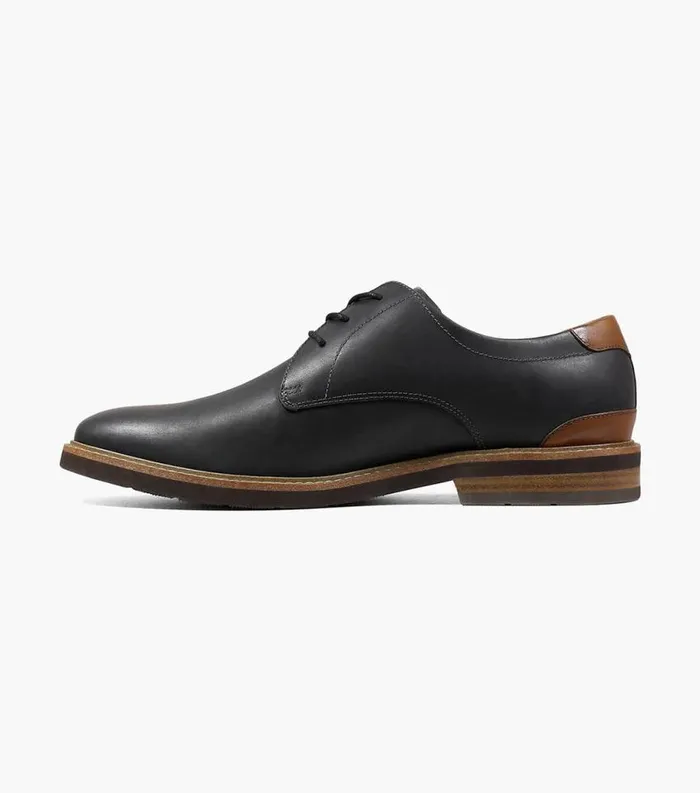 Men Highland Plain Toe Oxford Black Ch Florsheim Casual Shoes