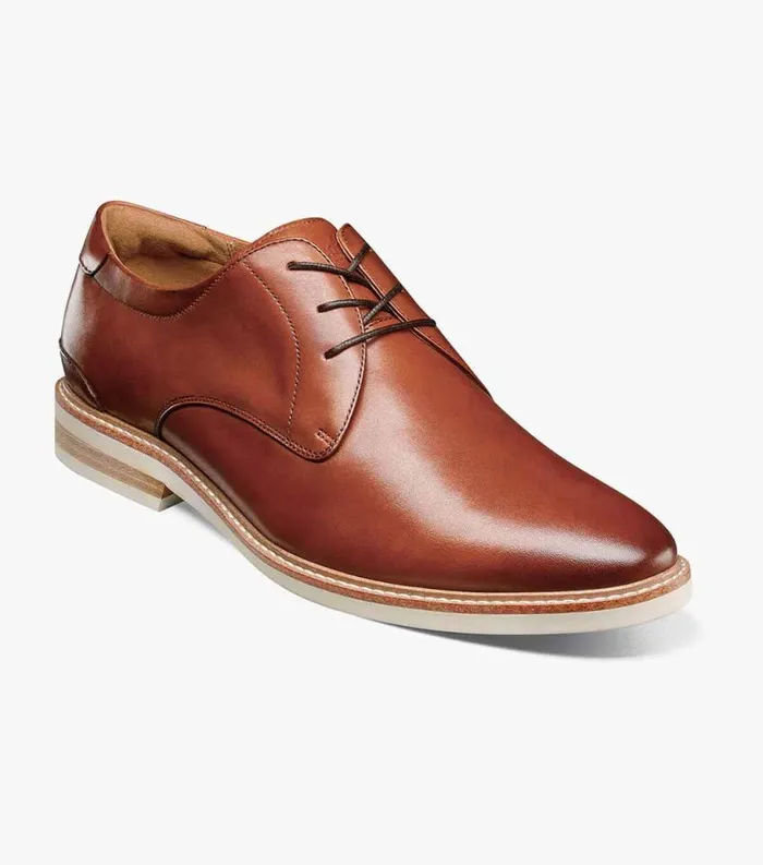 Men Highland Plain Toe Oxford Cognac Florsheim Casual Shoes