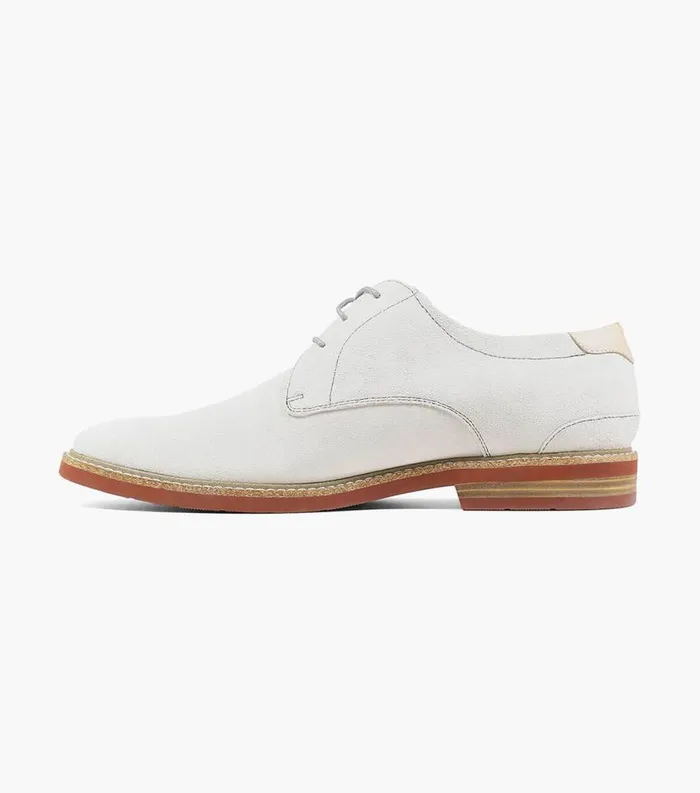 Men Highland Plain Toe Oxford White Florsheim Casual Shoes